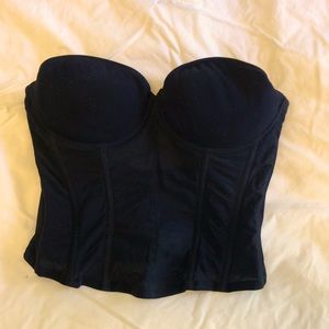 Black Bustier, underwire, 34D